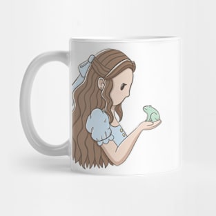 Girl & frog Mug